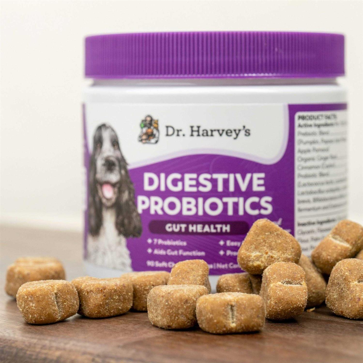 Dr. Harvey’s Digestive Probiotics Gut Health for Dogs Soft Chews