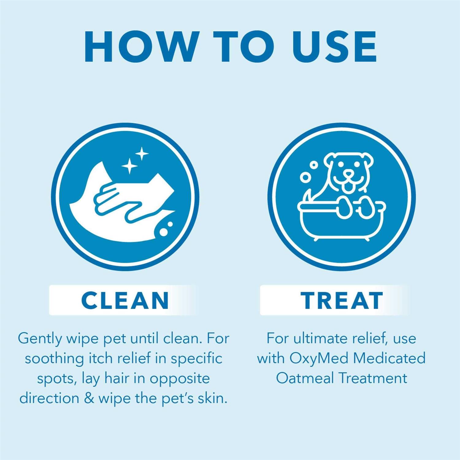 Tropiclean OxyMed Soothing Allergy Relief Wipes