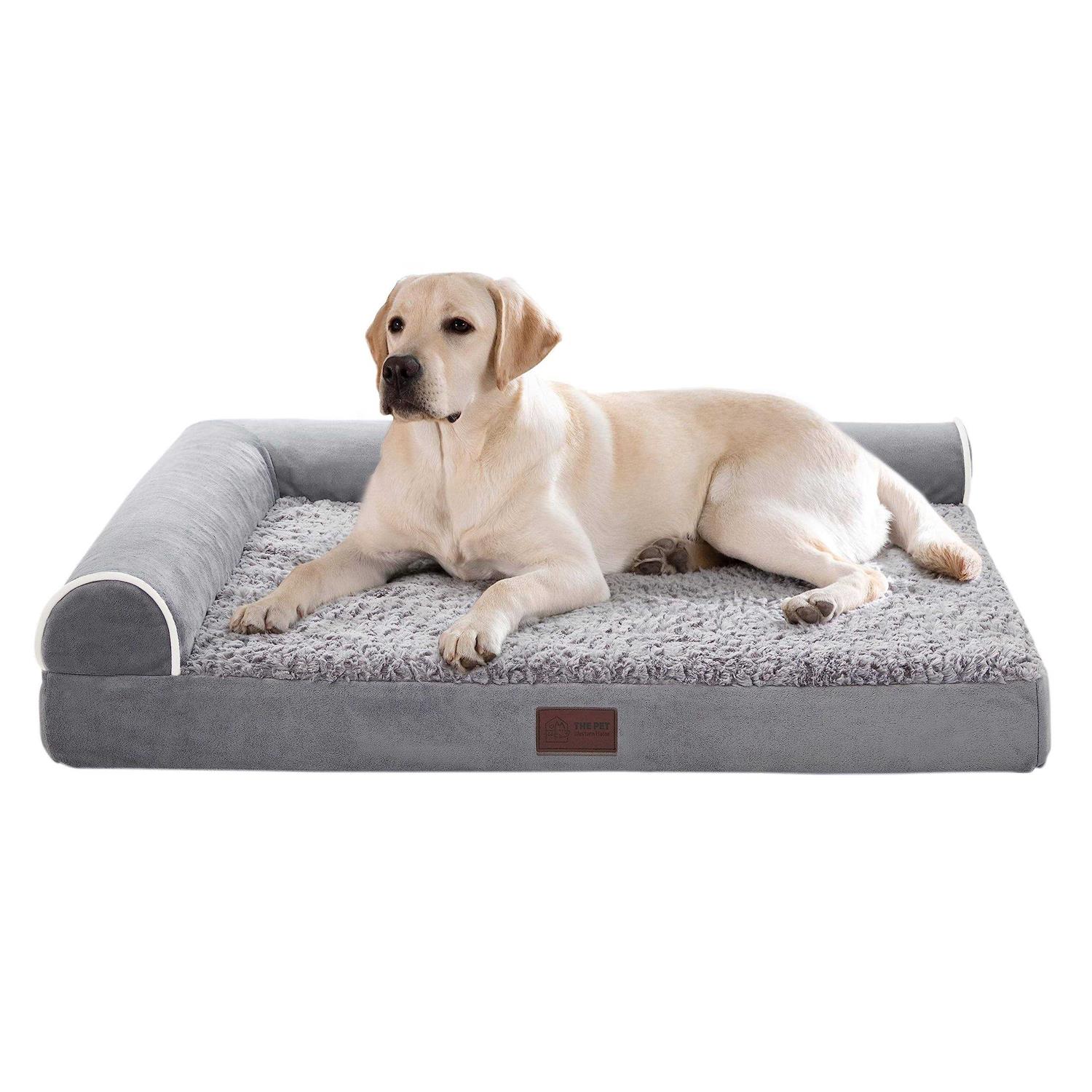 Western Home Large Orthopedic Dog Beds Large Dogs Eggs crate Foam Large Pet Bed with Waterproof