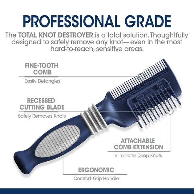 Magic Coat Professional Series Total Knot Destroyer Dog Knot Comb