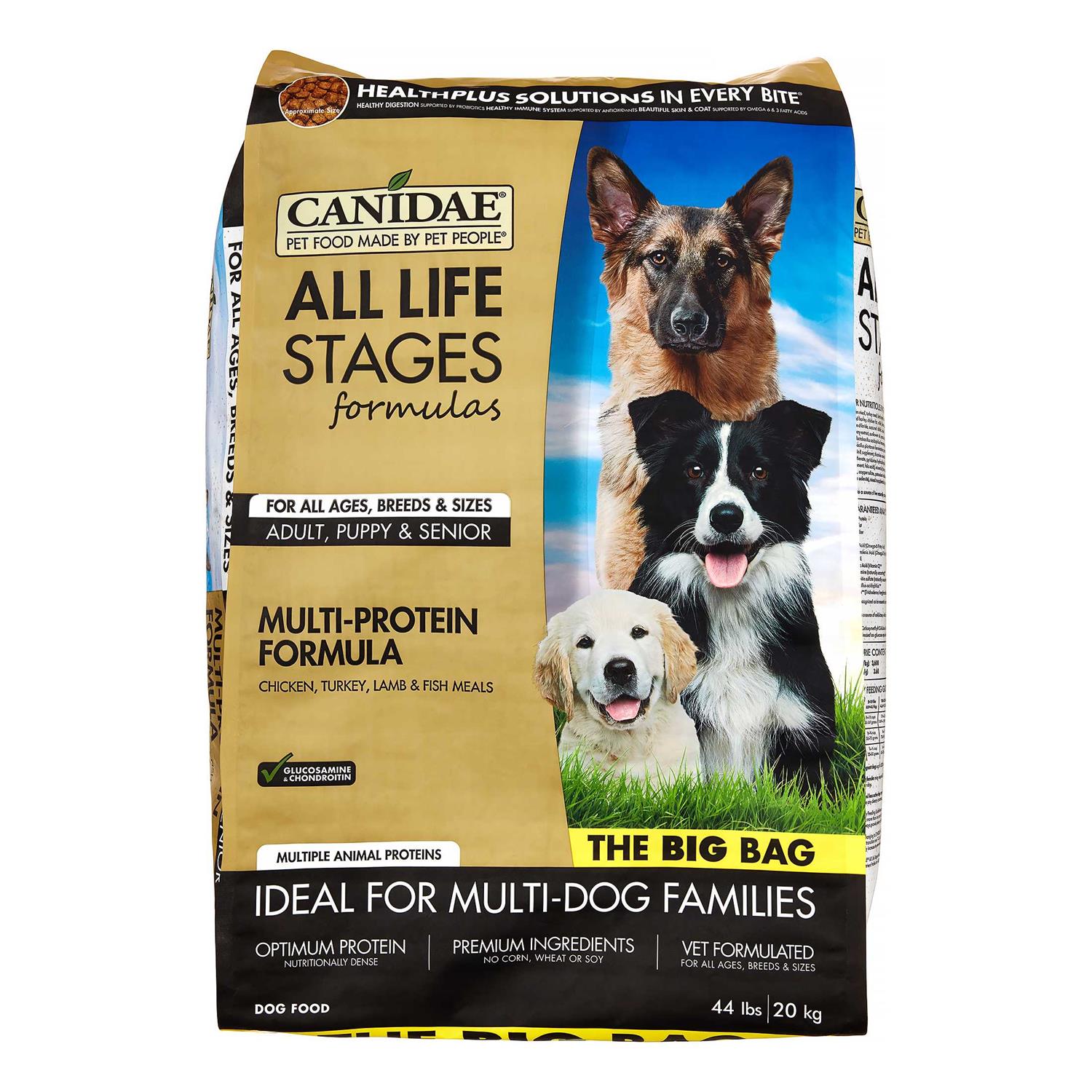CANIDAE All Life Stages Chicken, Turkey & Lamb Formula Dry Dog Food, 40-lb bag