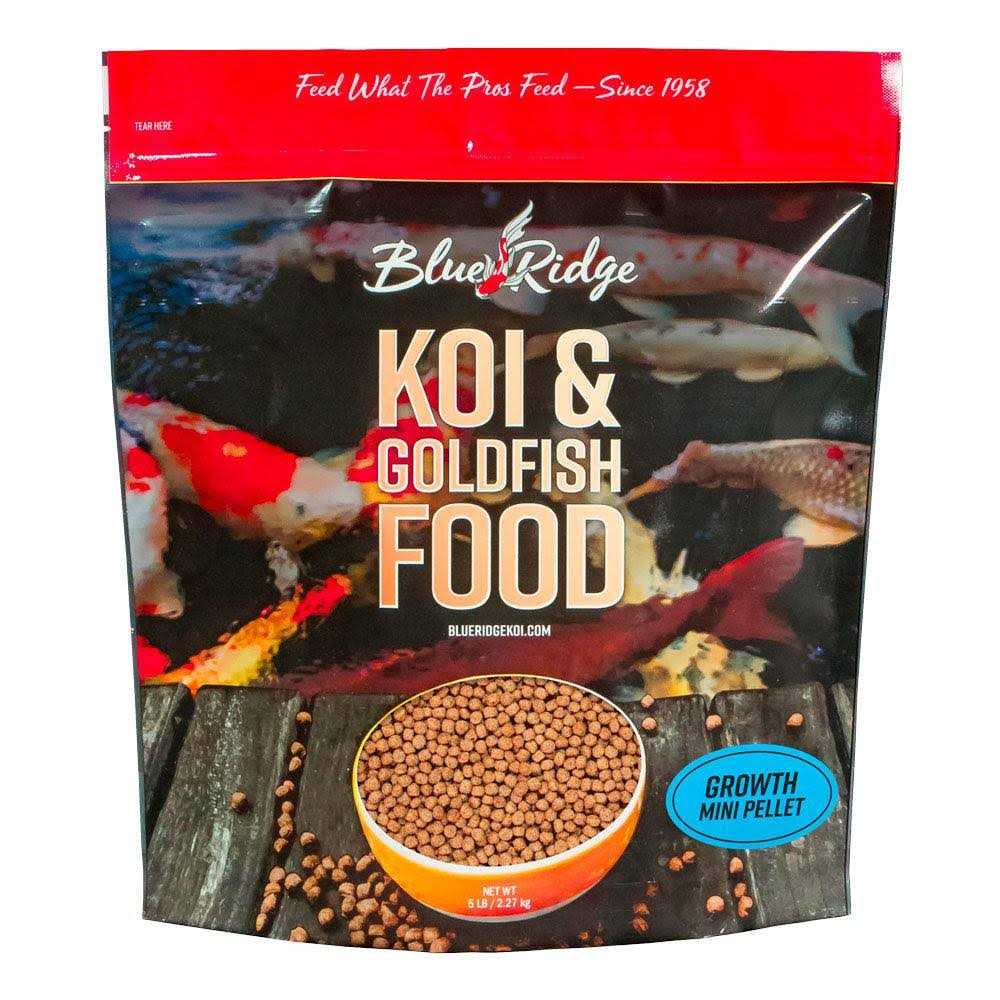 Blue Ridge Fish Food Pellets Koi and Goldfish Growth Formula