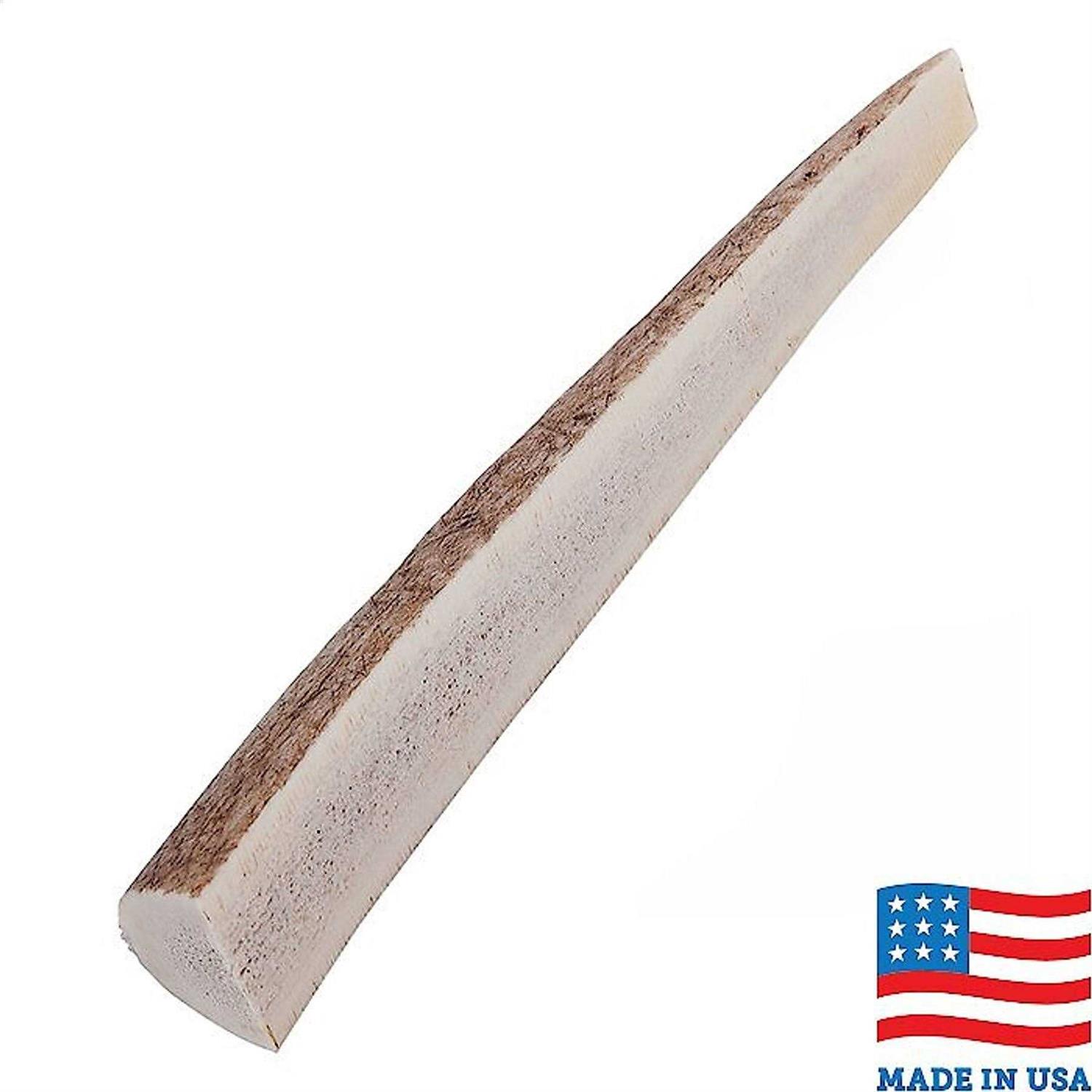 Bones & Chews Made in USA Elk Antler Split with Liver Flavor Dog Chew