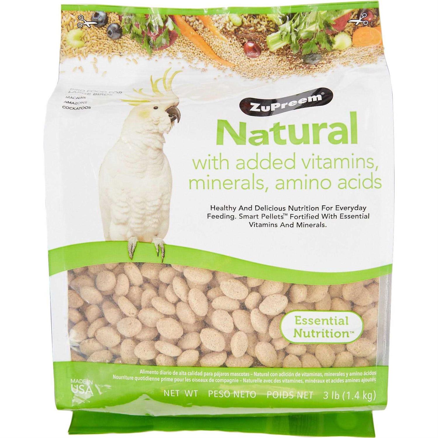 Zupreem Natural Large Bird Food