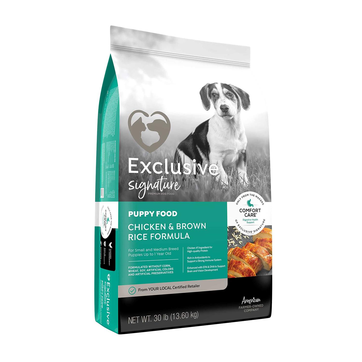 Exclusive Signature Chicken & Brown Rice Puppy Food