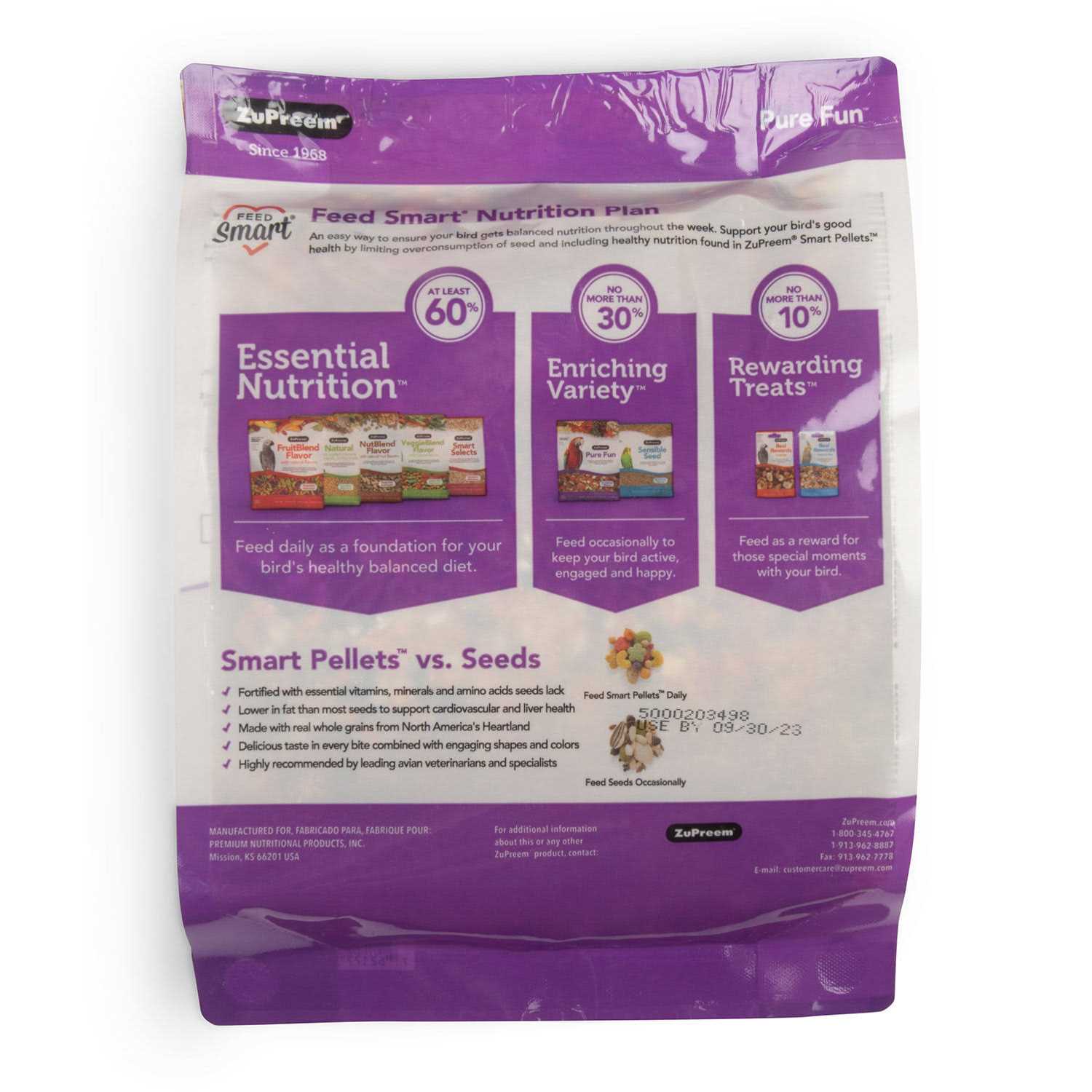 Zupreem Pure Fun Bird Food