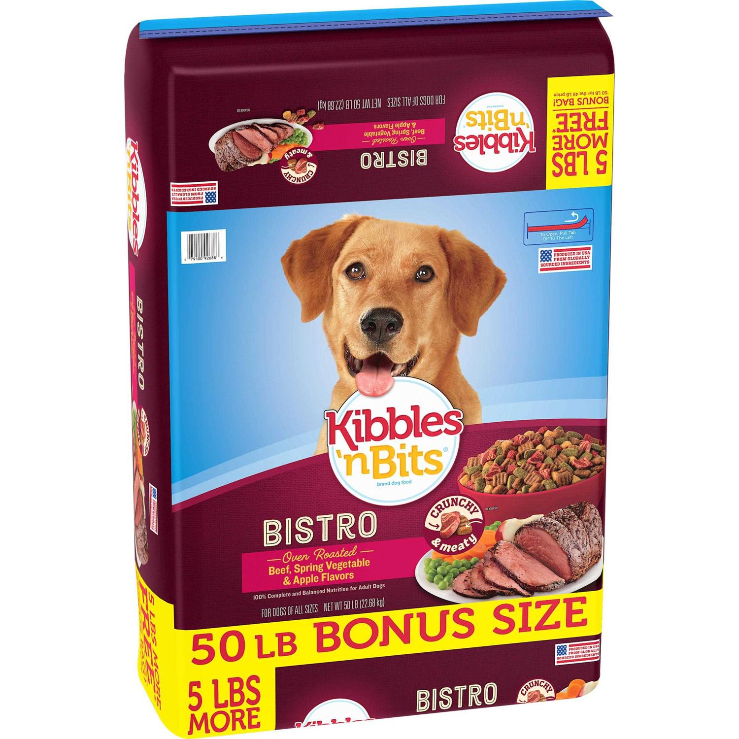 Kibbles n Bits Bistro Beef Dog Food