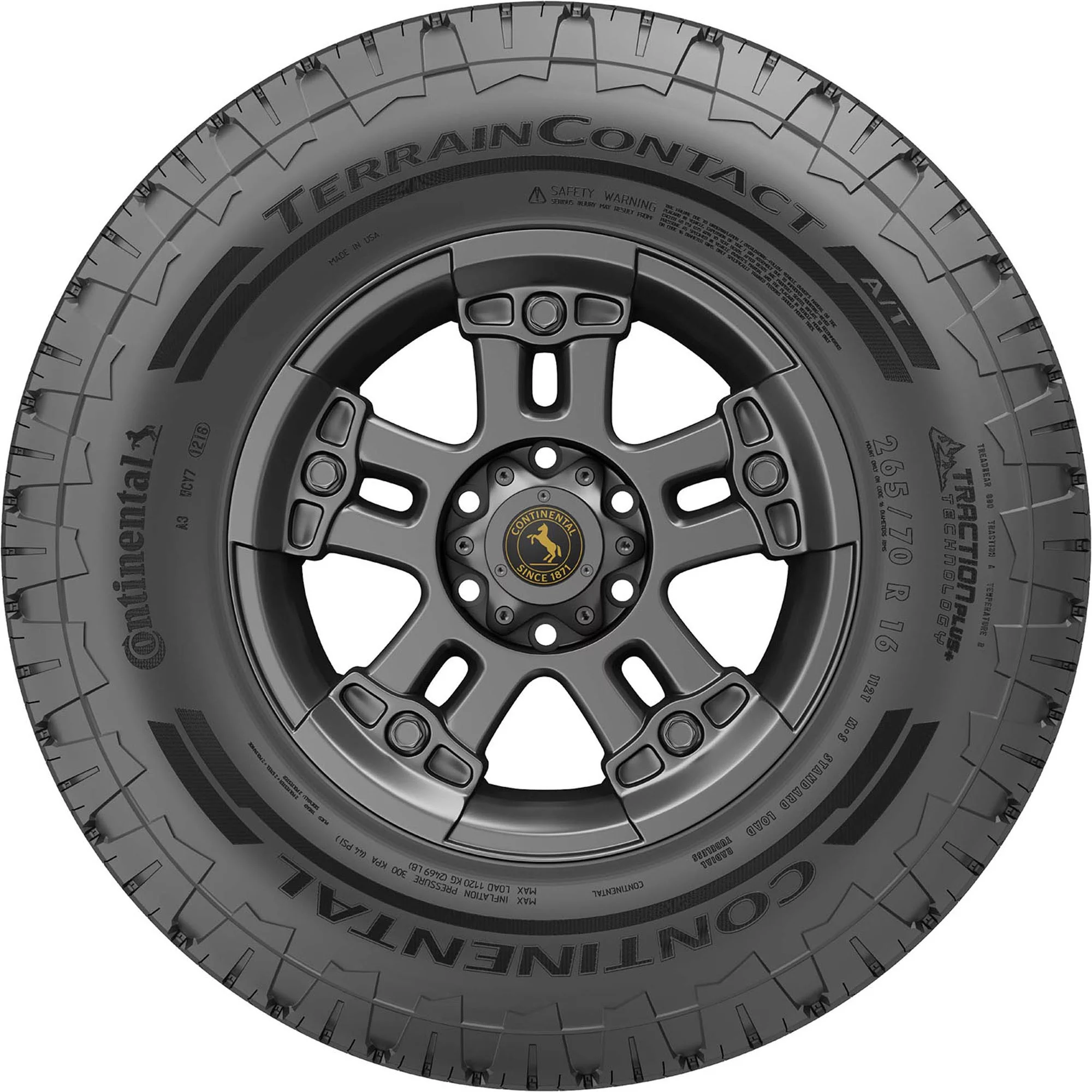 Continental TerrainContact A/T All Terrain LT245/75R17 121/118S E Light Truck Tire