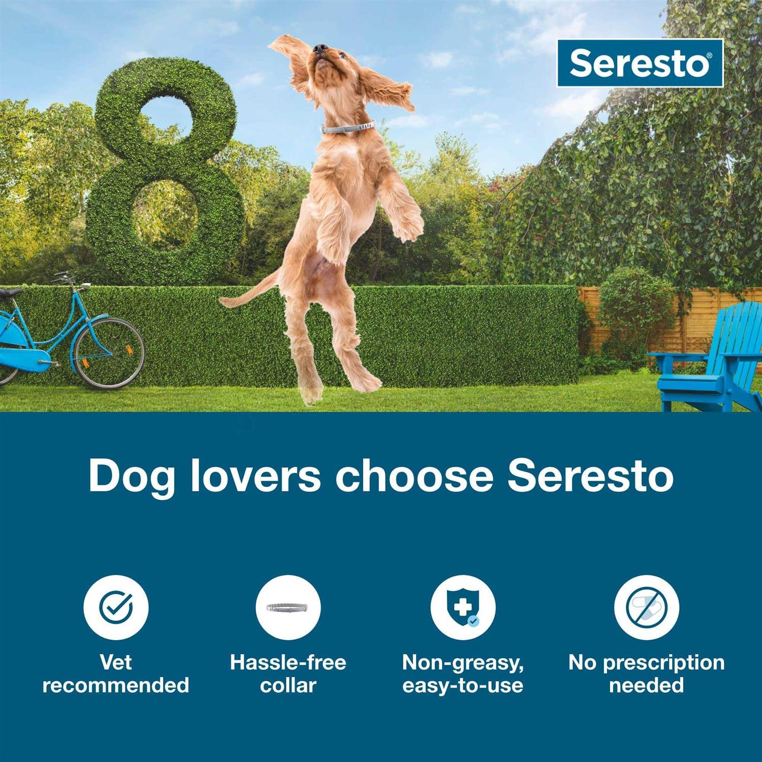 Bayer Seresto Flea and Tick Collar for Dogs