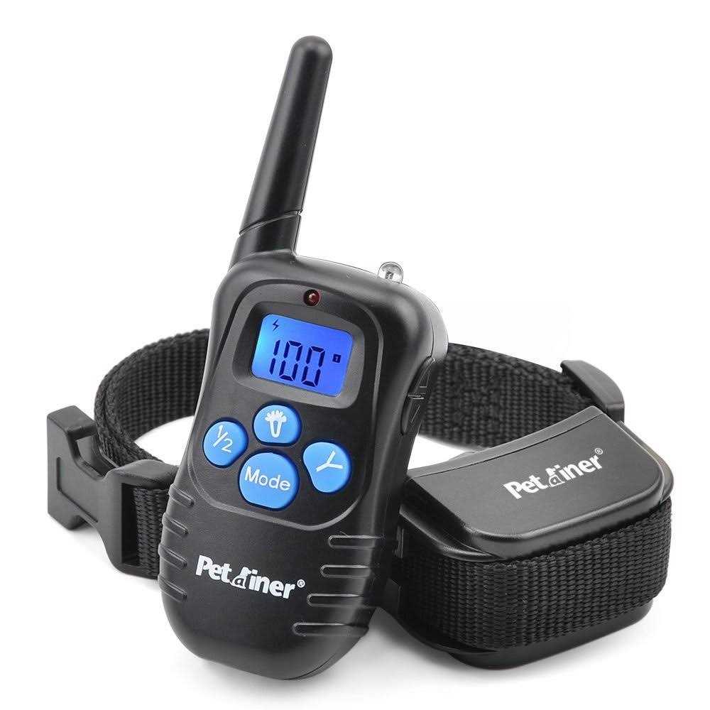 Petrainer Rechargeable Dog Shock Collar with Remote Dog Training Collar with Beep Vibration Shock Collar