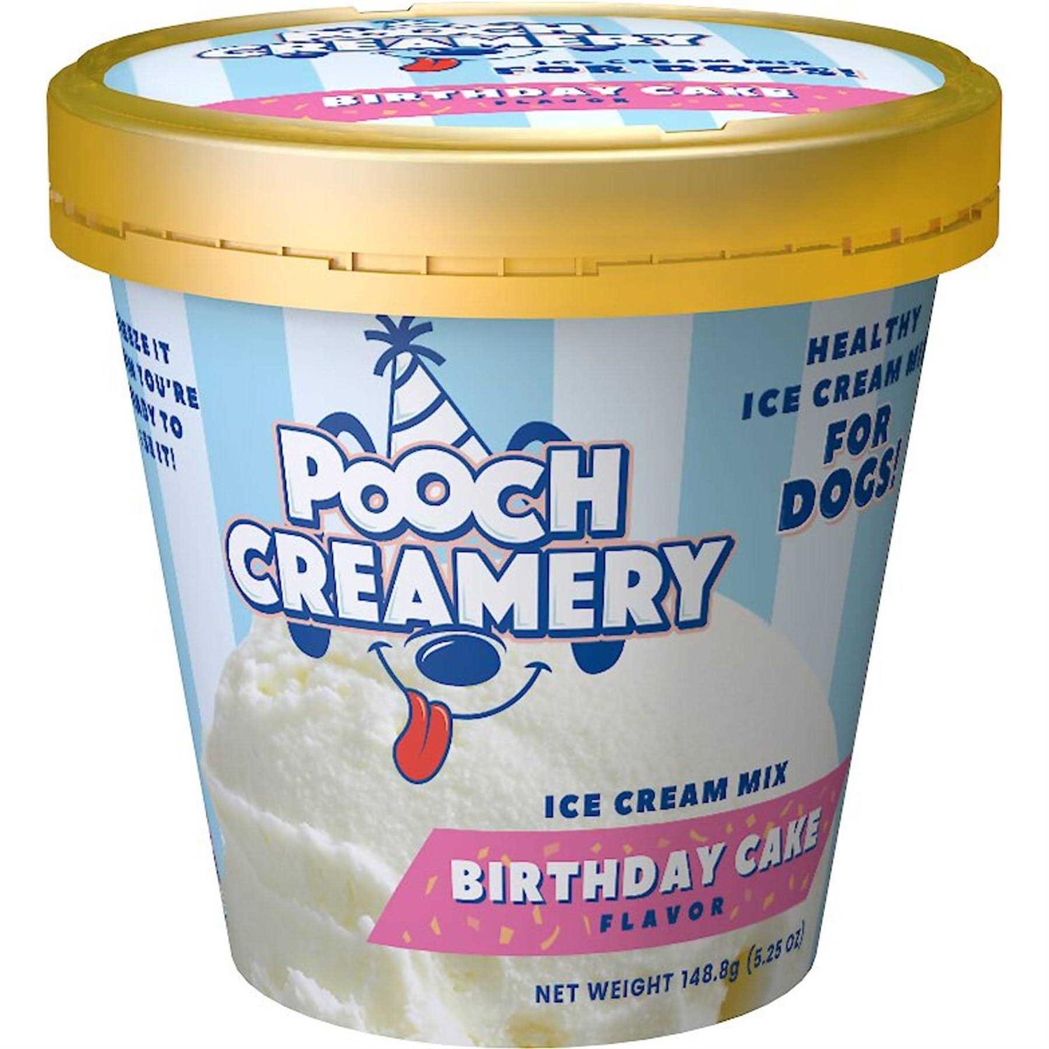 Pooch Creamery Birthday Cake Ice Cream Mix Dog Treat