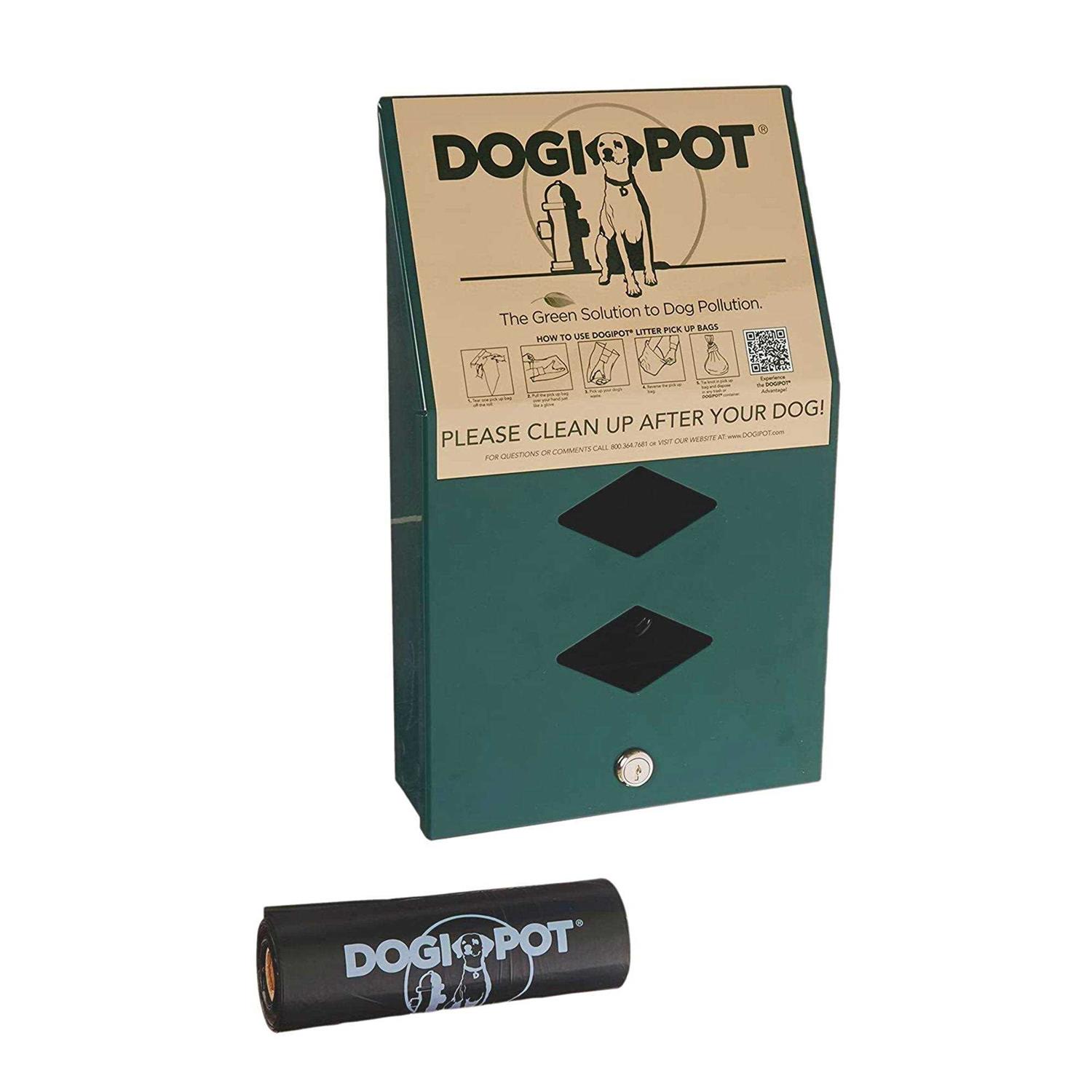 Dogipot Aluminum Dog Waste Bag Dispenser