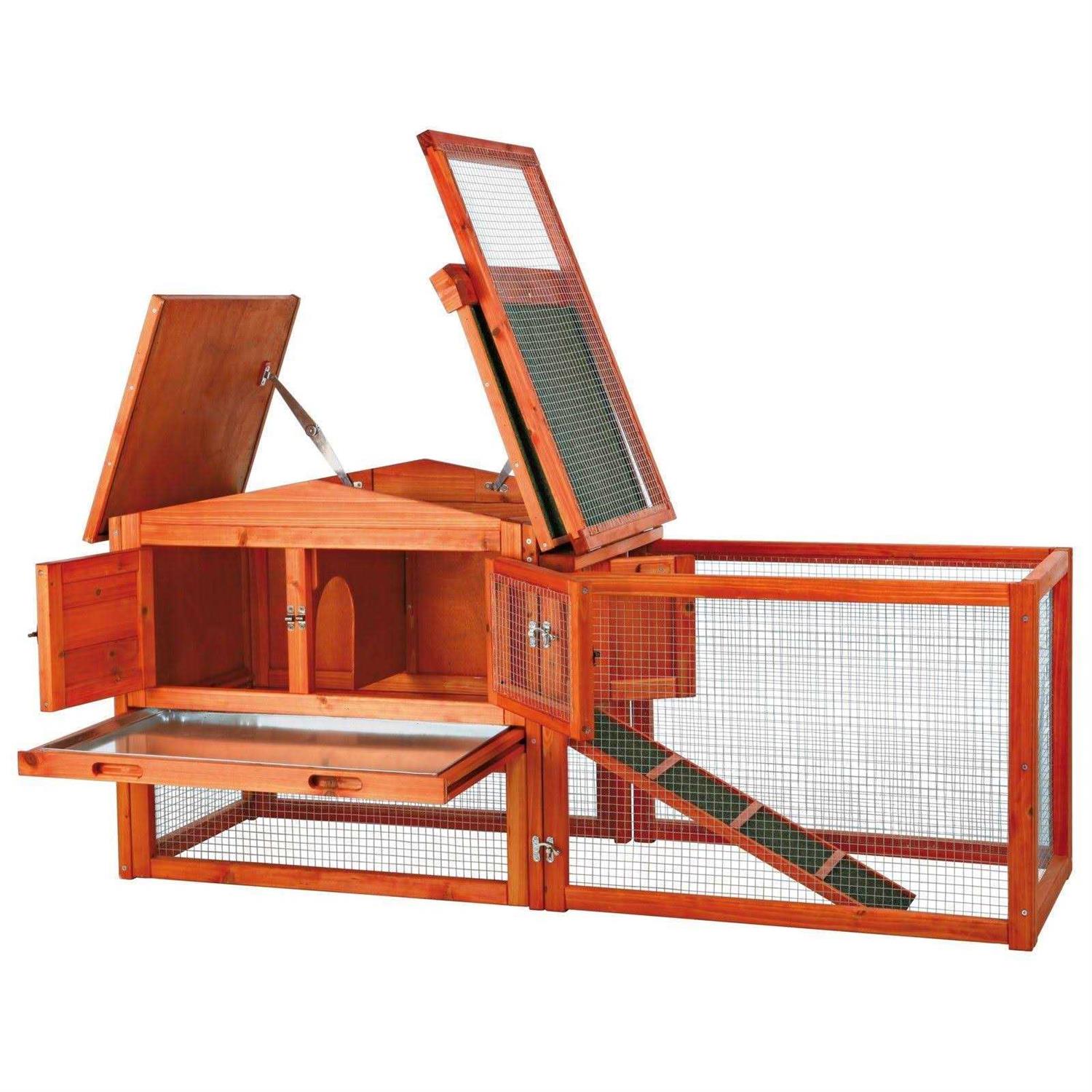 Trixie Rabbit Hutch with Outdoor Run