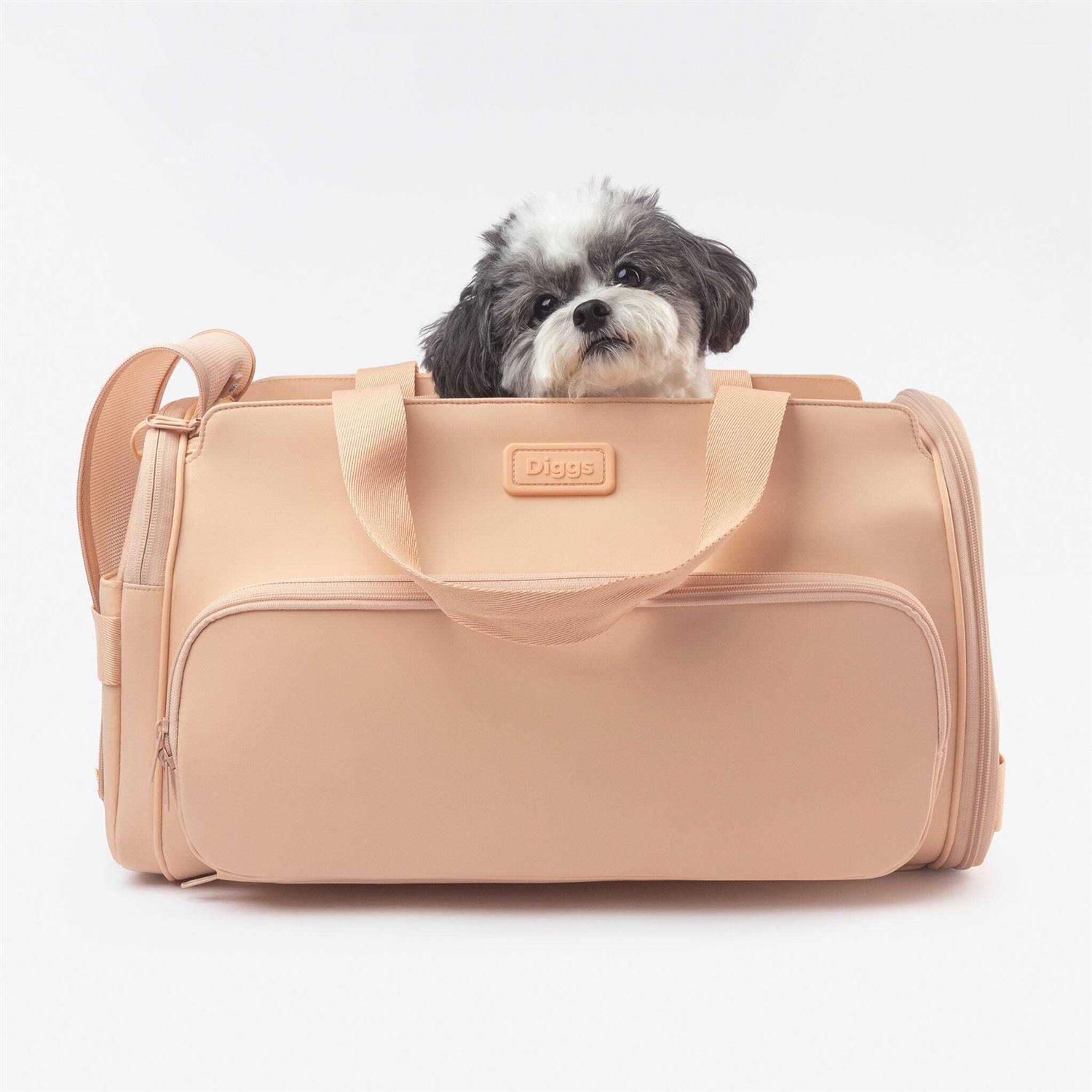 Diggs Travel Pet Carrier for Small Dogs and Cats, Plane, Train, or Car
