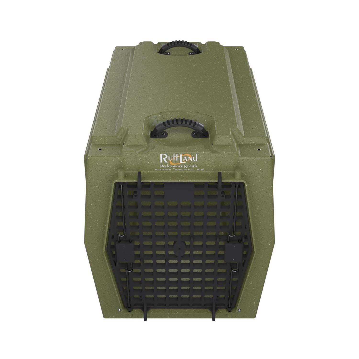 Ruff Land Kennels Intermediate Kennel Double Door INTDD2009TAN22