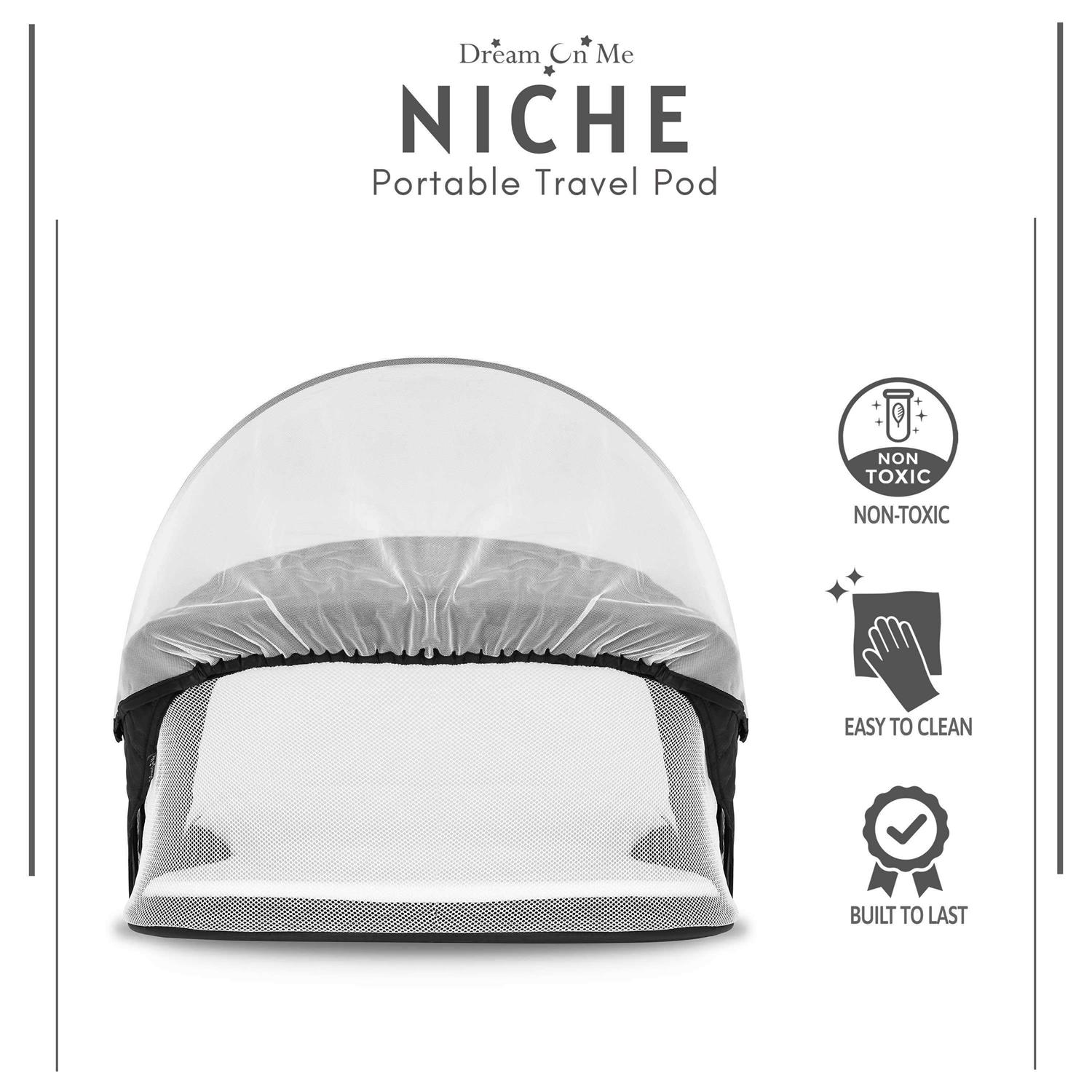 Dream On Me Niche On The Go Portable Travel Pod