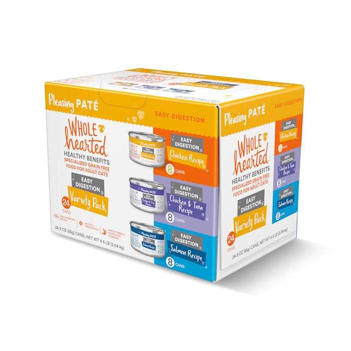WholeHearted Easy Digestion Adult Wet Cat Food Variety Pack