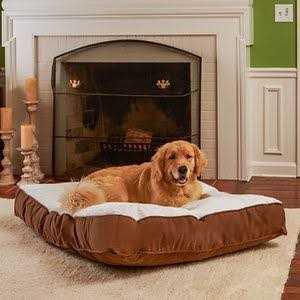 Happy Hounds Bailey Rectangle Pillow Dog Bed w/ Removable COVER