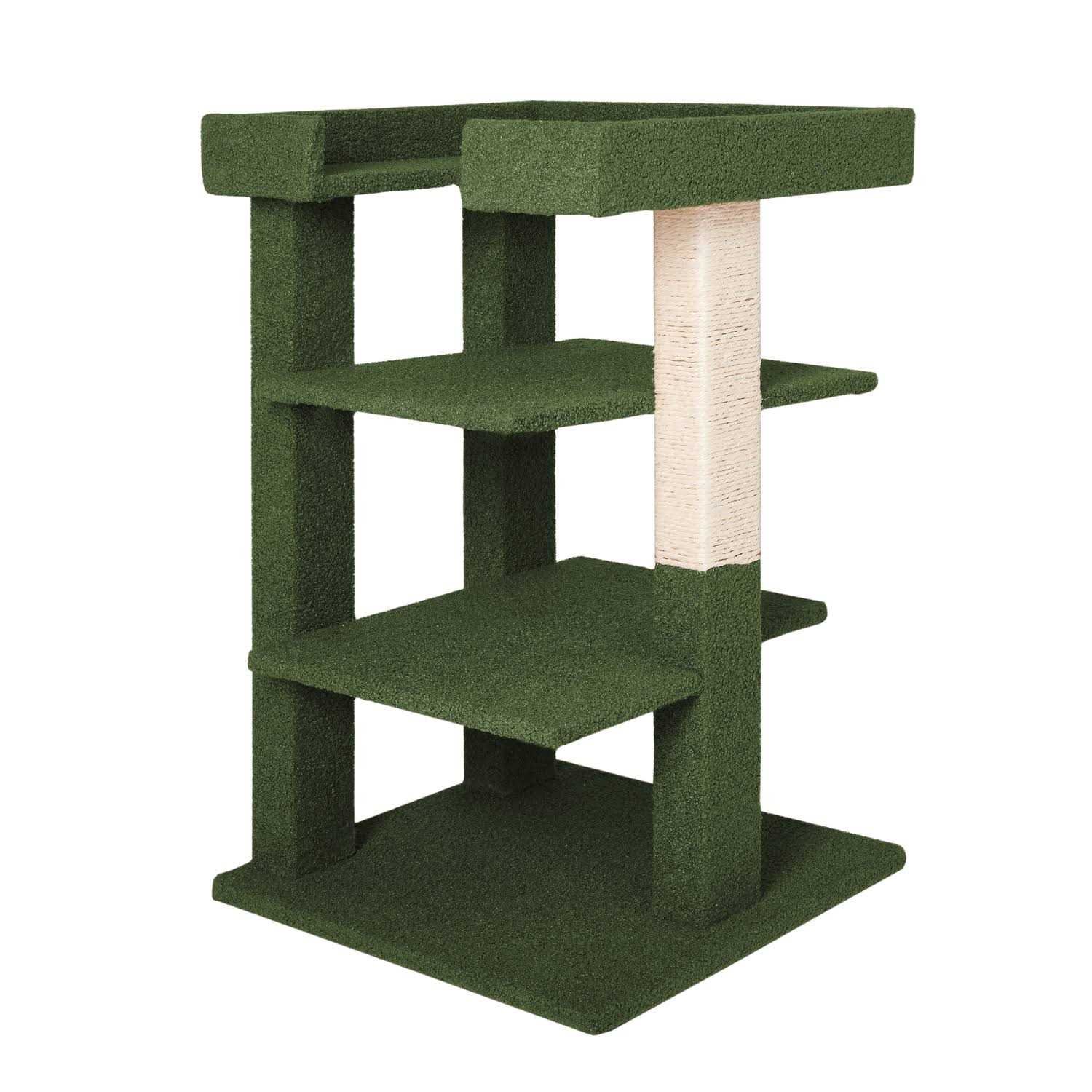 HOMESTOCK Cat Tree for Large Cats Cat Activity with Scratching Post