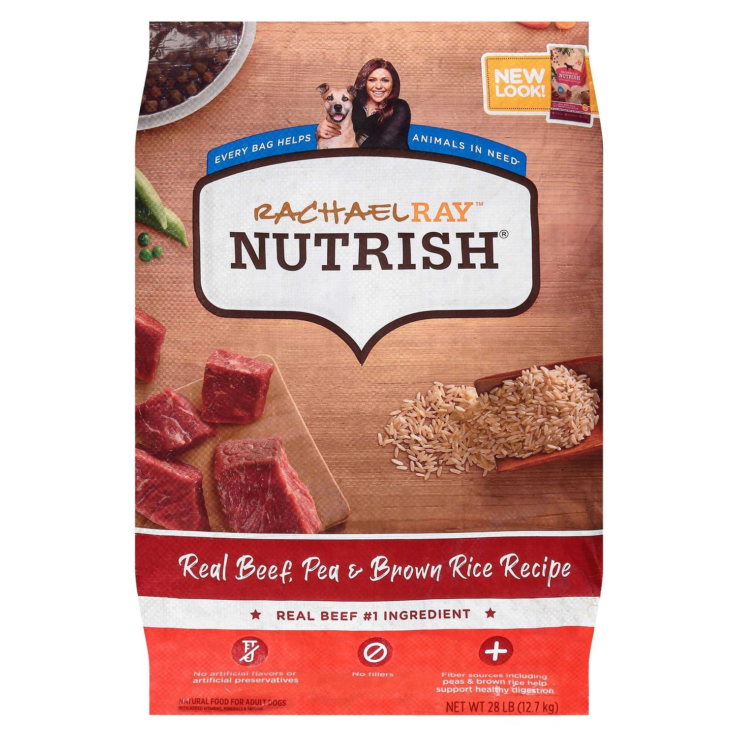Rachael Ray Nutrish Real Beef Pea & Brown Rice Recipe Dry Dog Food