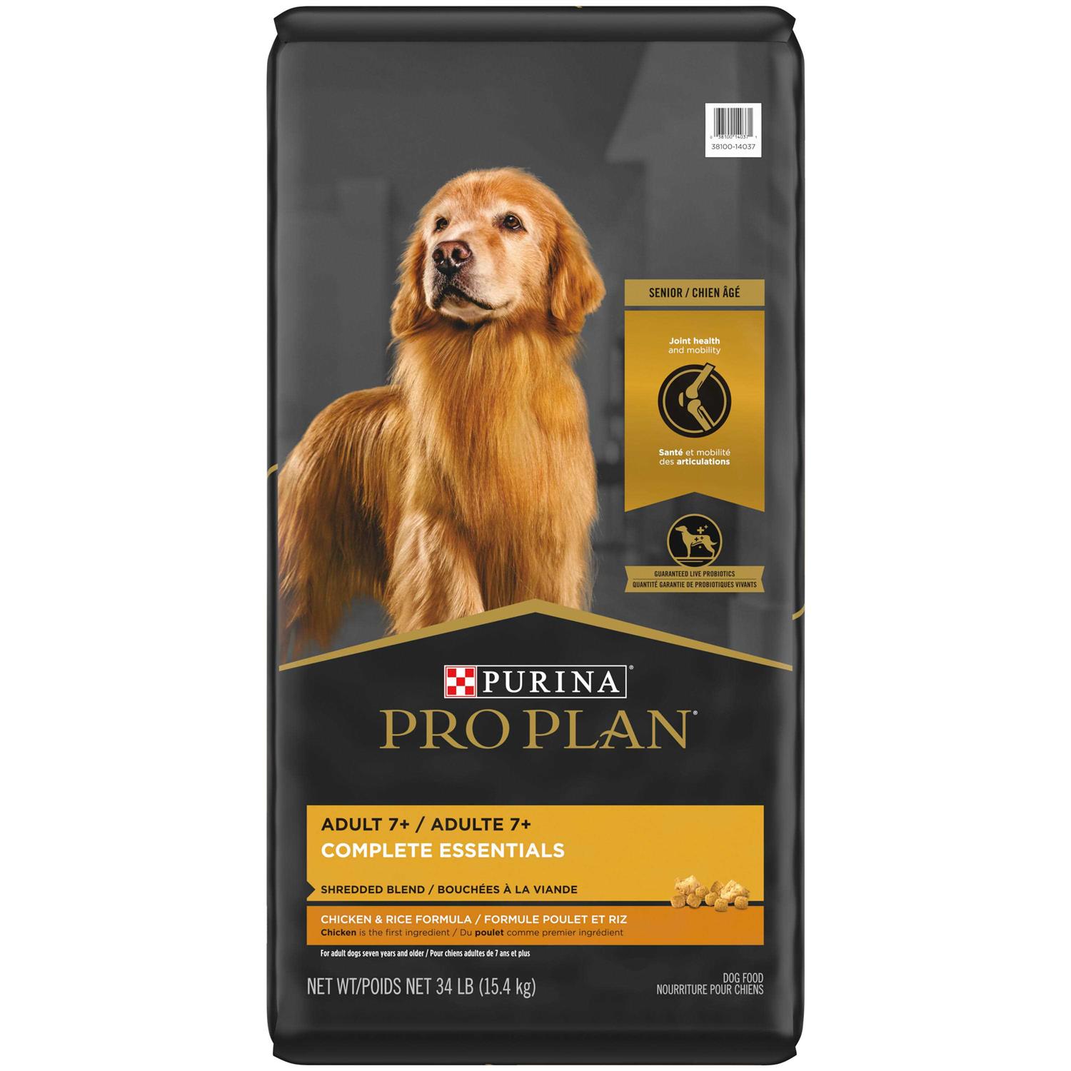 Purina Pro Plan Savor 7+ Shredded Blend Chicken & Rice Dog Food