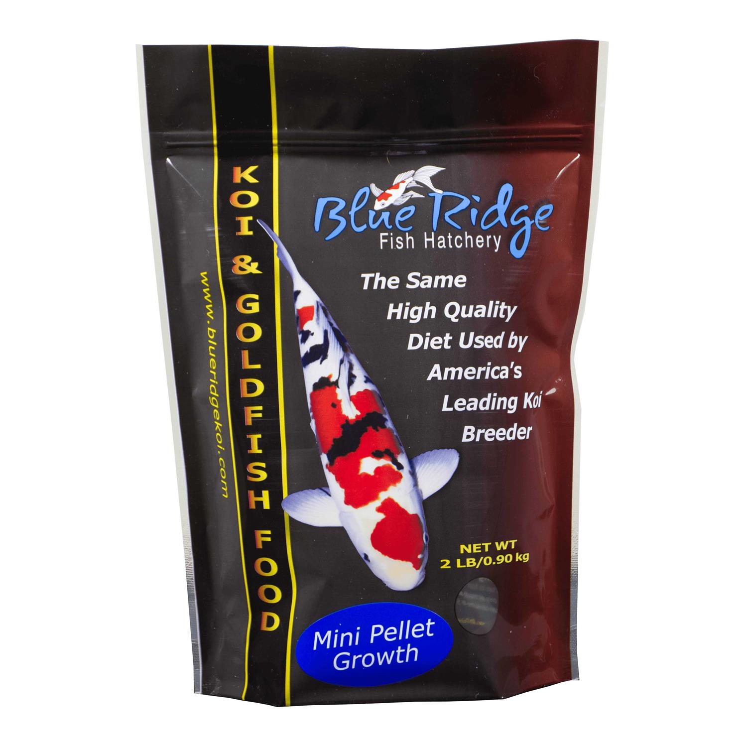 Blue Ridge Fish Food Pellets Koi and Goldfish Growth Formula