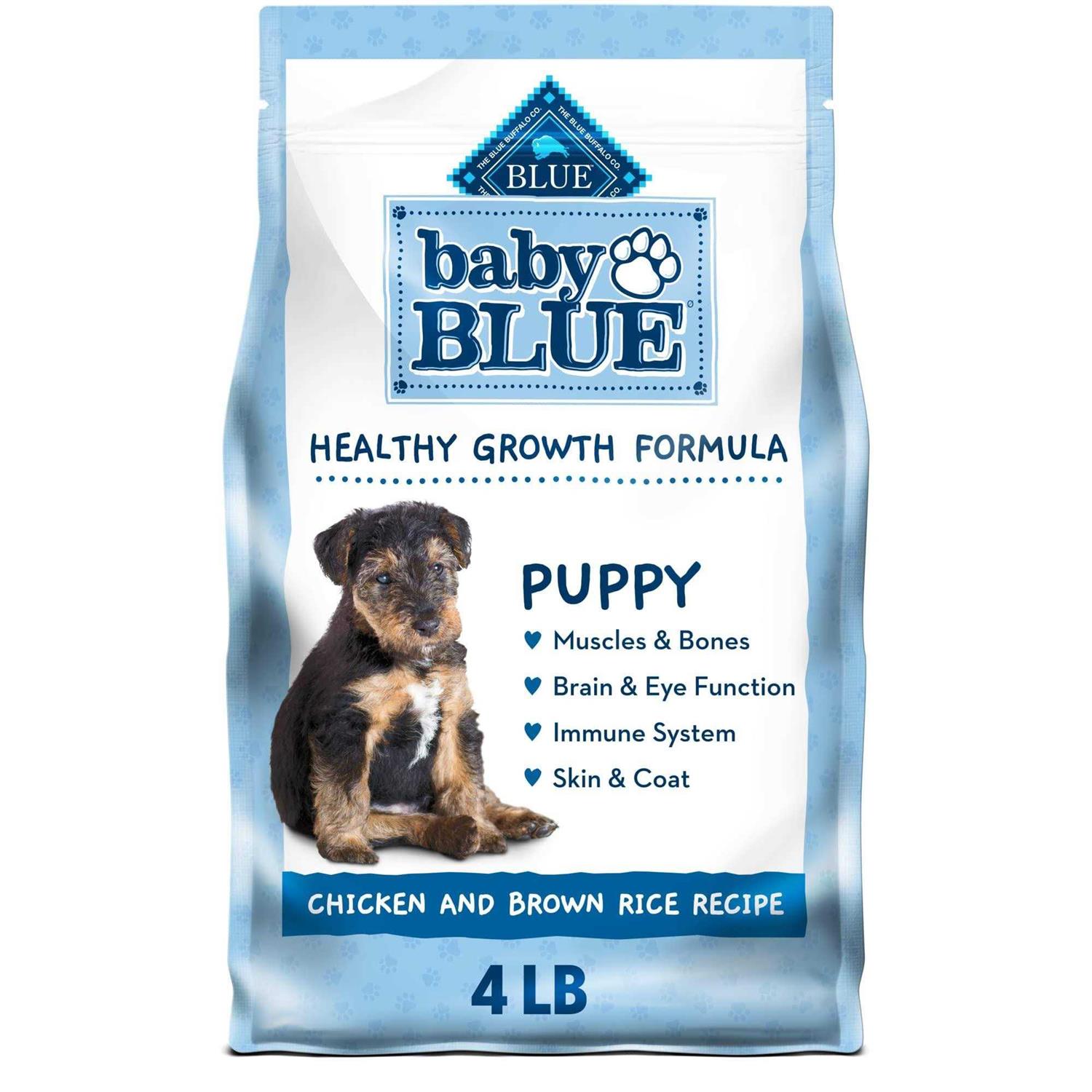 Blue Buffalo Baby Blue Healthy Growth Formula Natural Puppy Dry Dog Food, Chicken and Brown Rice Recipe