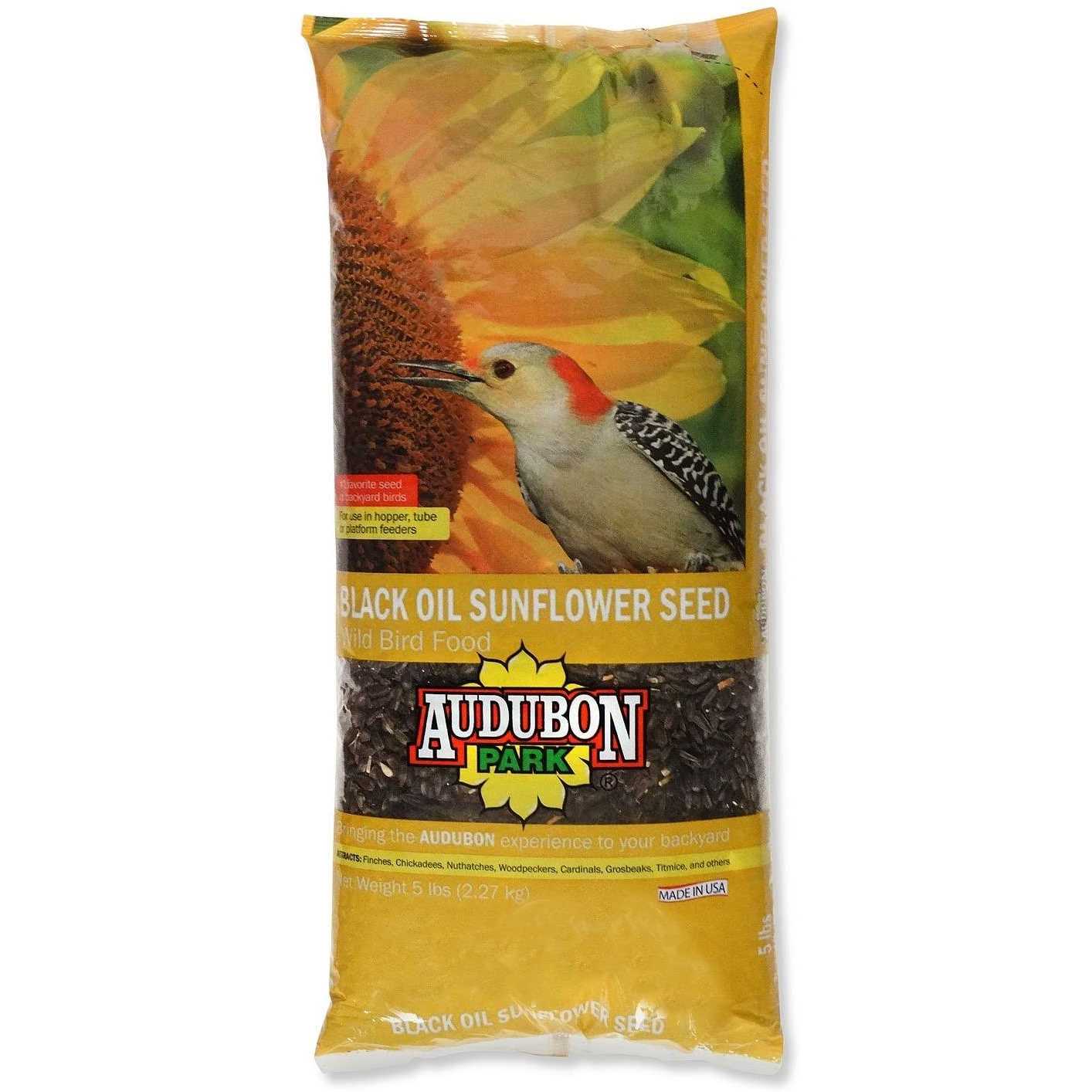 Audubon Park Black Oil Sunflower Seed Wild Bird Food 12259