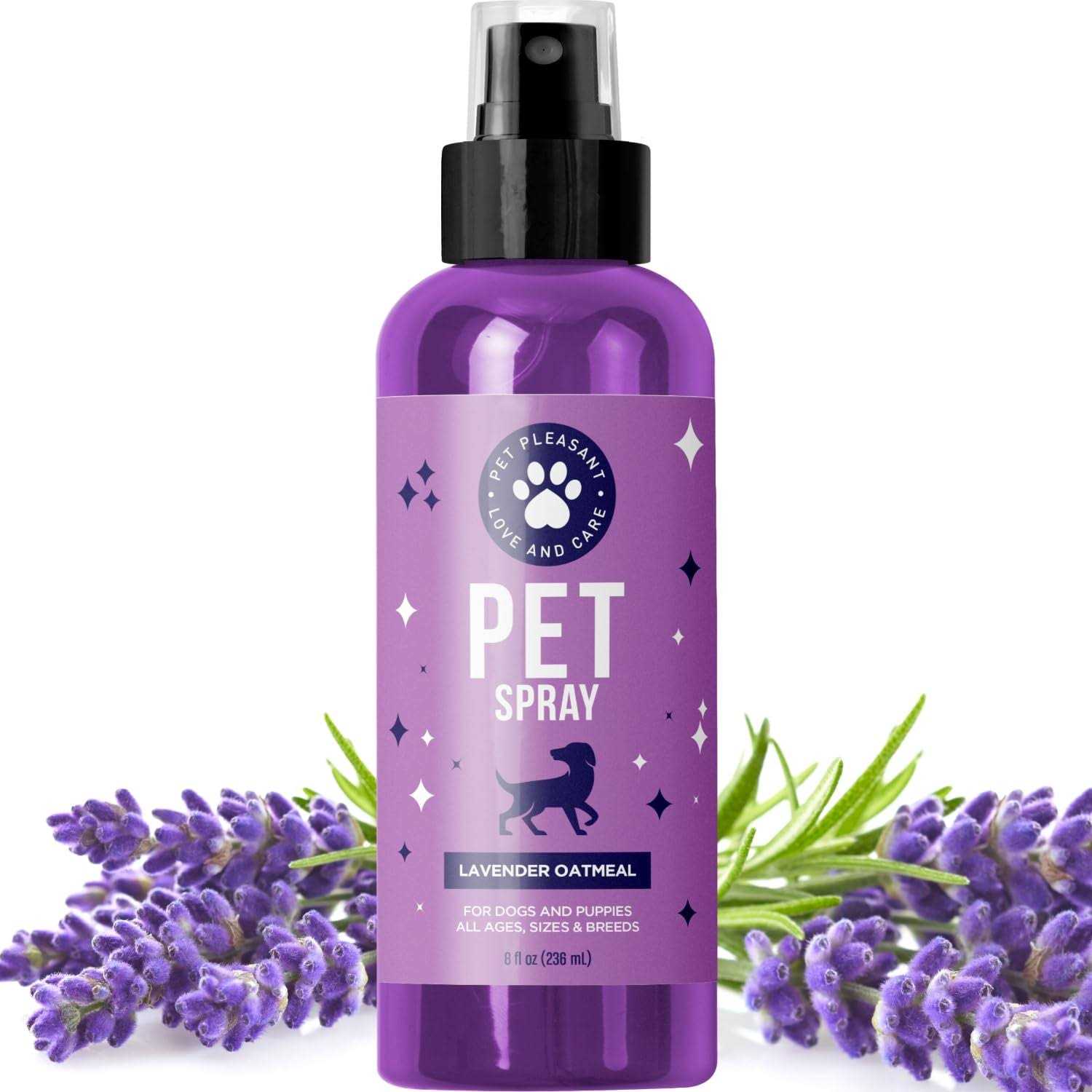 HONEYDEW Lavender Oil Dog Deodorizing Spray Dog Spray for Smelly Dogs and Puppies and Dog Calming Spray with Lavender Essential Oil