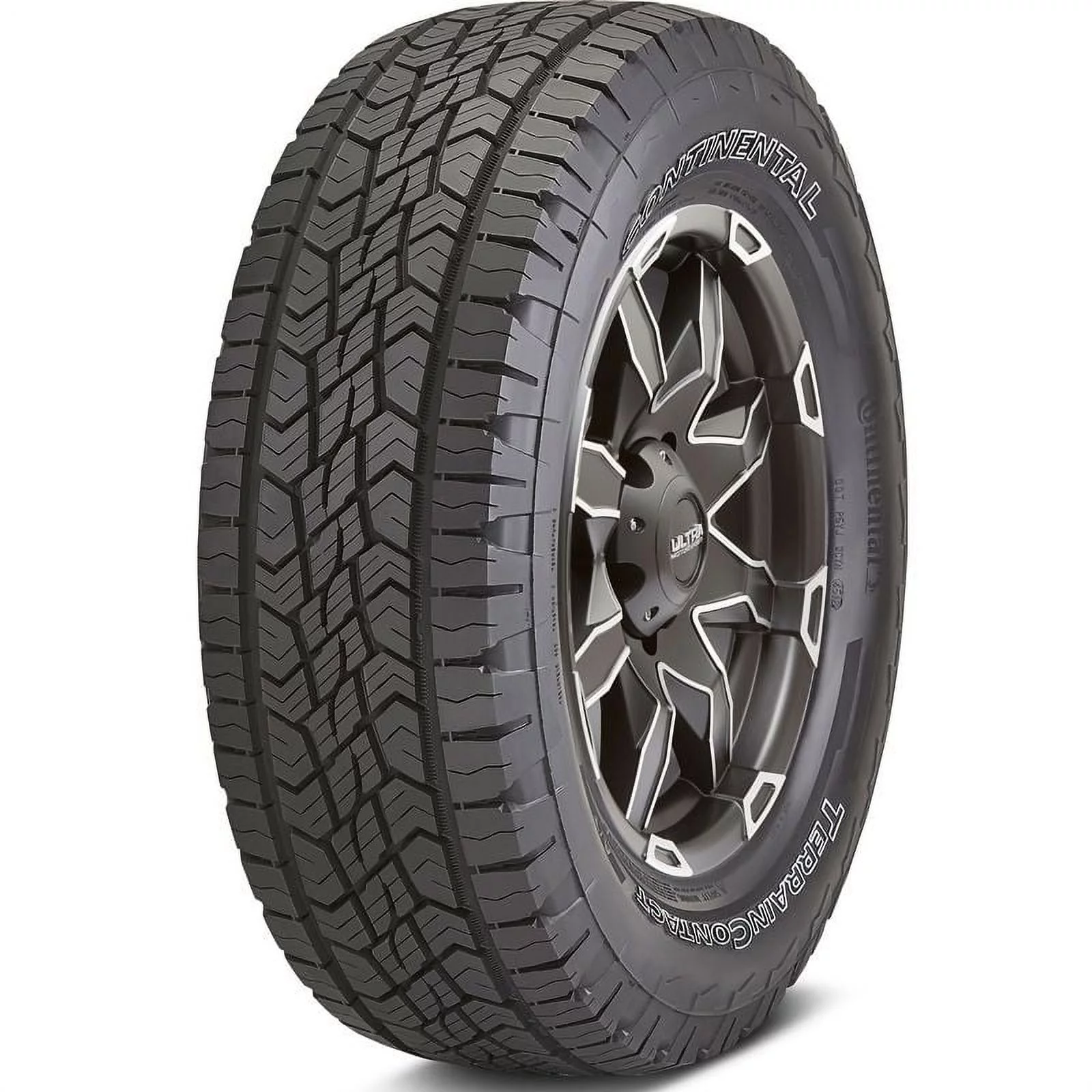 Continental TerrainContact A/T LT265/75R16/10 123/120S OWL All Terrain Tire