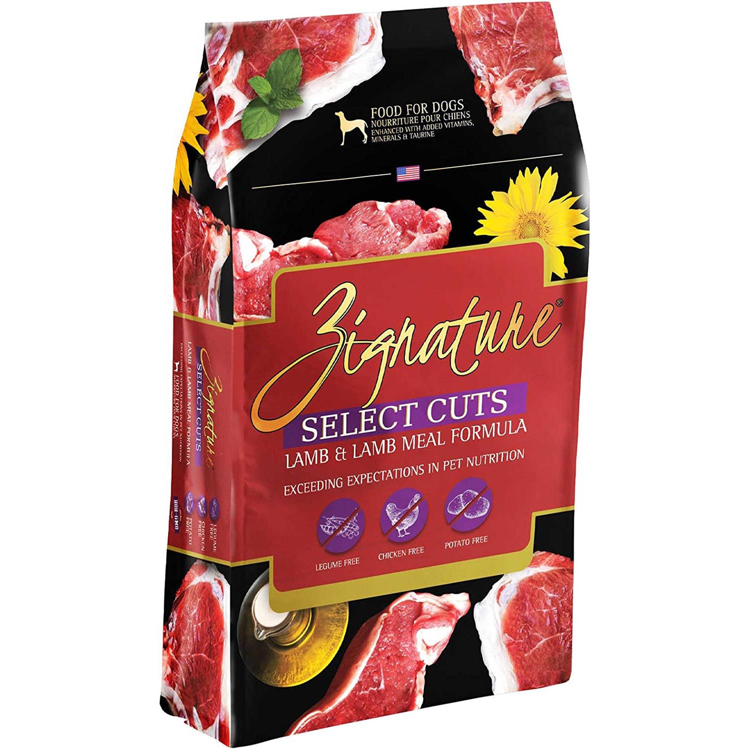 Zignature Select Cuts Lamb Formula Dry Dog Food