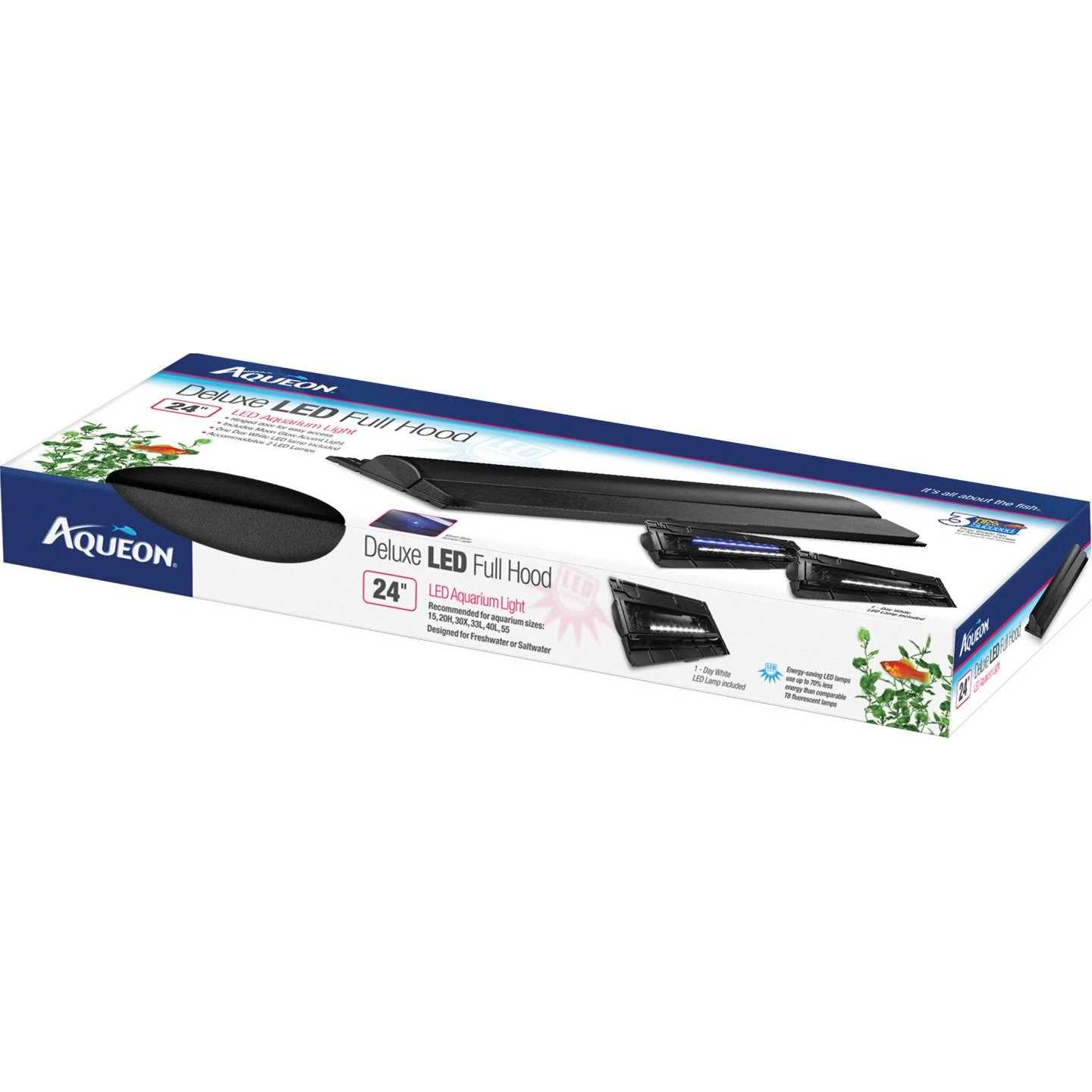 Aqueon LED Deluxe Full Hood