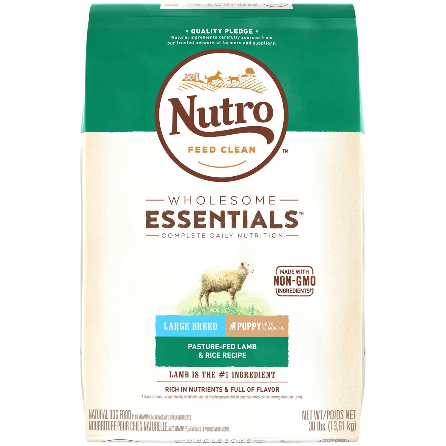 Nutro Wholesome Essentials Large Breed Puppy Lamb & Rice Dry Dog Food