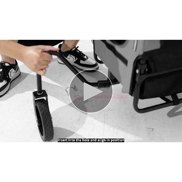 BestPet dog Stroller 2-in-1dog bike trailer pet Stroller bicycle trailer jogger pet dog carrier cart