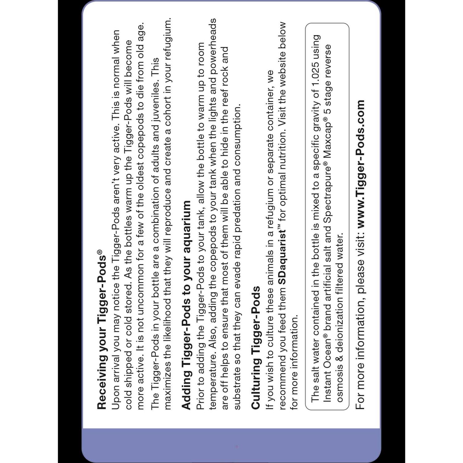 Reef Nutrition Tigger Pods