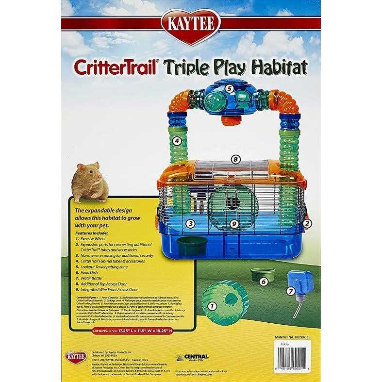 Kaytee Critter Trail Triple Play Habitat