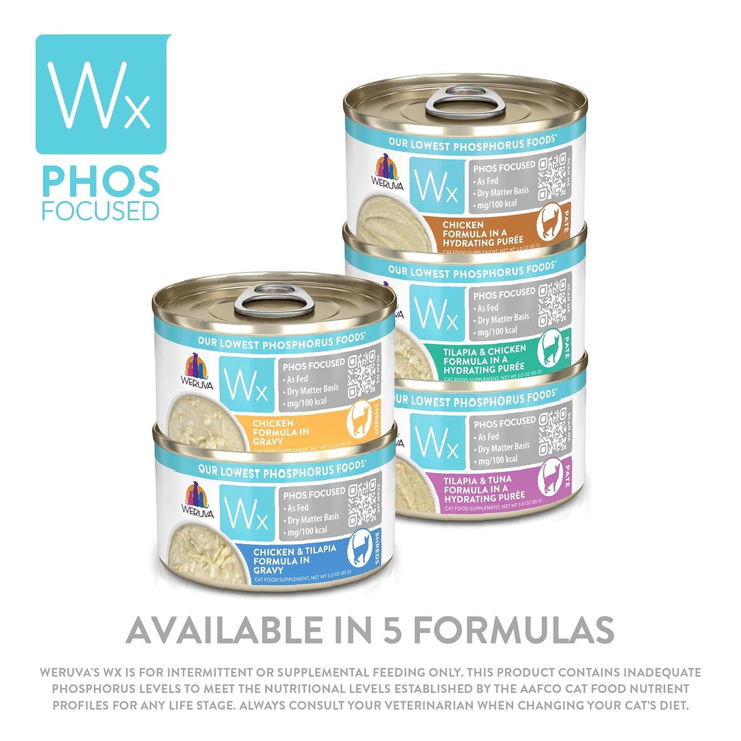 Weruva Cat WX Phos Focused Chicken in Hydrating Puree
