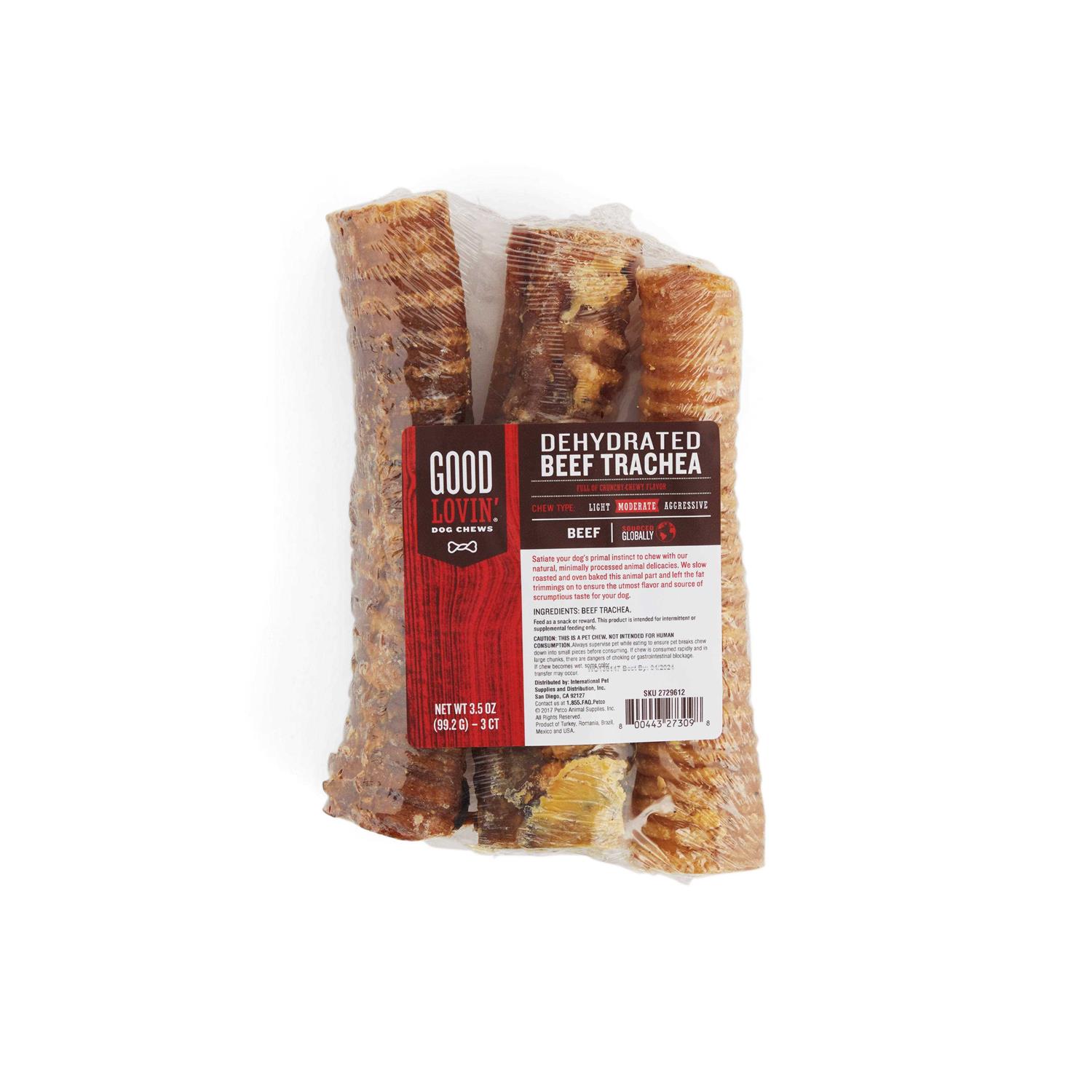 Good Lovin’ Dehydrated Beef Trachea Dog Chews
