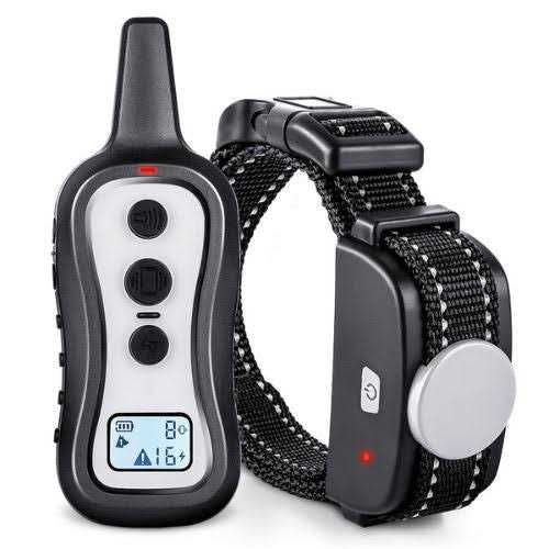 Patpet P301 1000ft Remote Dog Bark Control & Training Shock Collar
