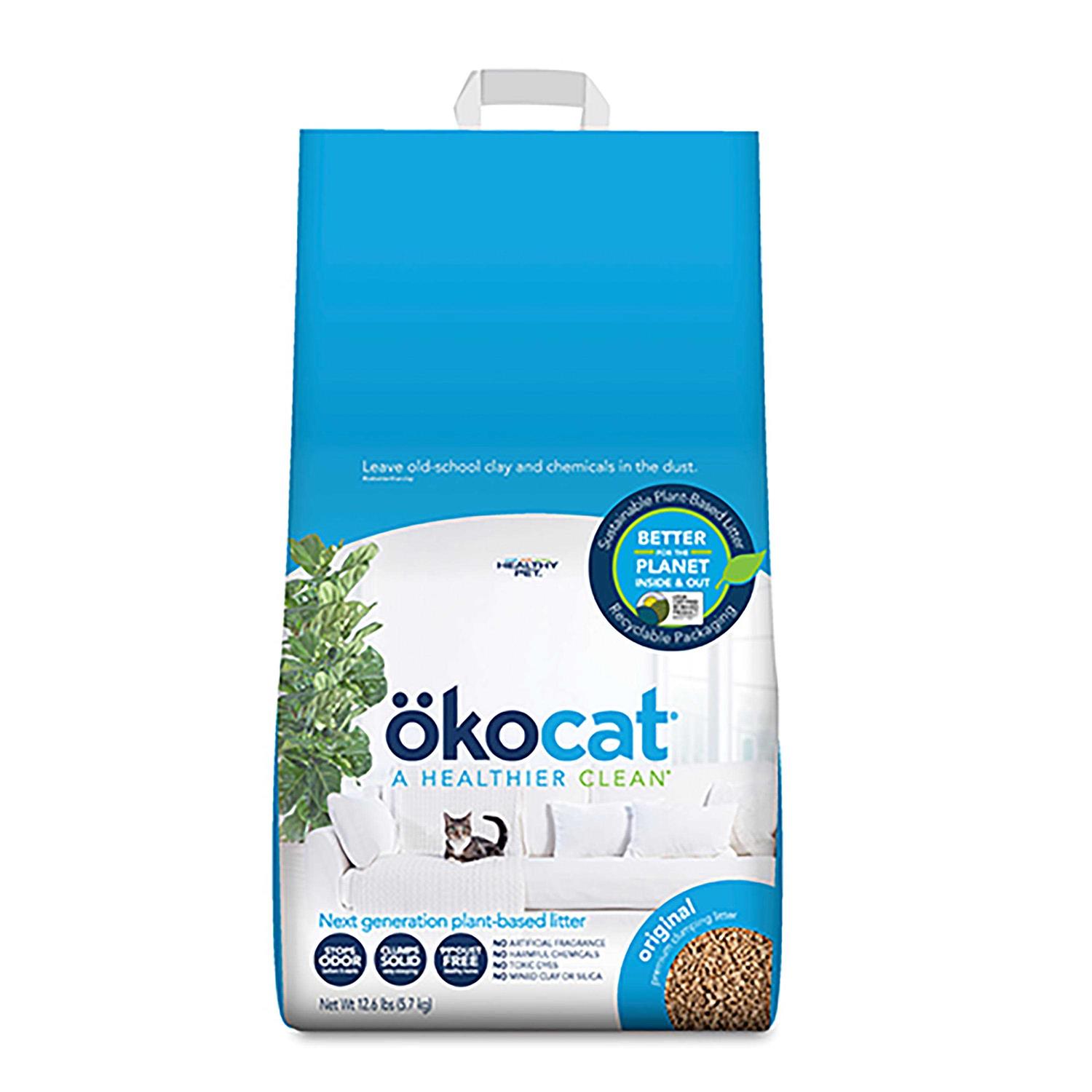 Okocat Original Premium Clumping Natural Wood Cat Litter