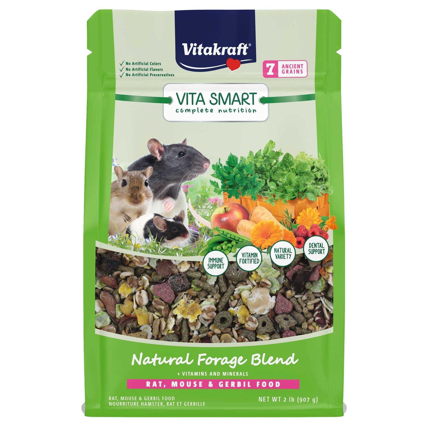 Vitakraft Vita Smart Complete Nutrition Natural Forage Blend Rat