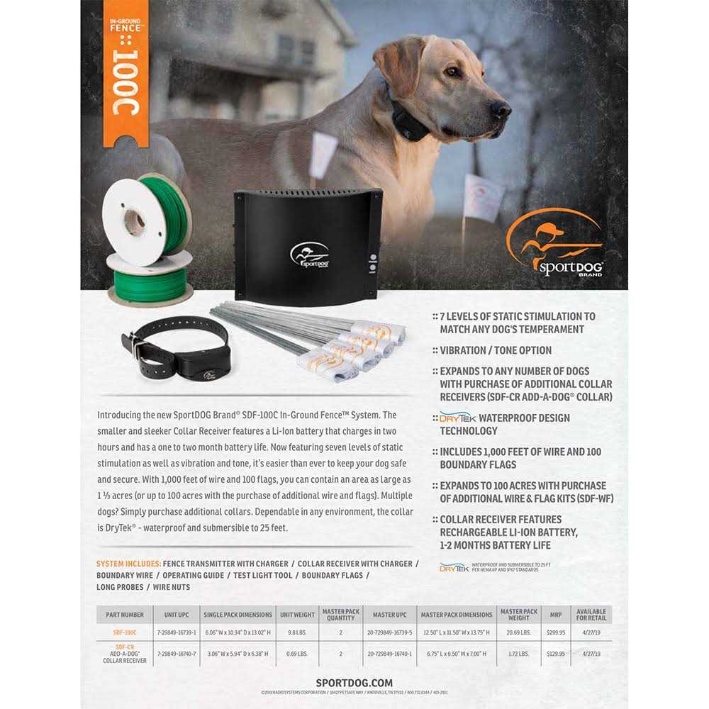 SportDOG In-Ground Rechargeable Fence System