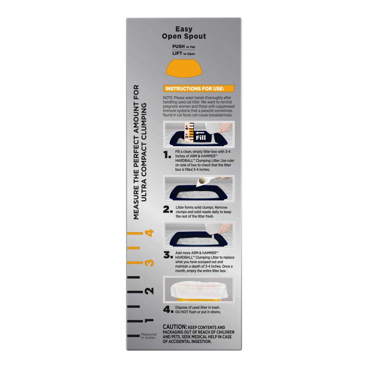 Arm & Hammer Hardball Clumping Cat Litter Lightweight