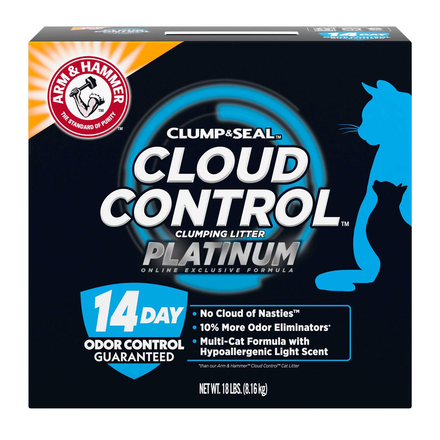 Arm & Hammer Cloud Control Platinum Clumping Cat Litter