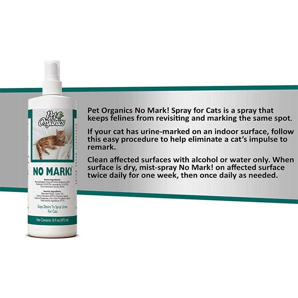 NaturVet Pet Organics No Mark! Spray for Cats