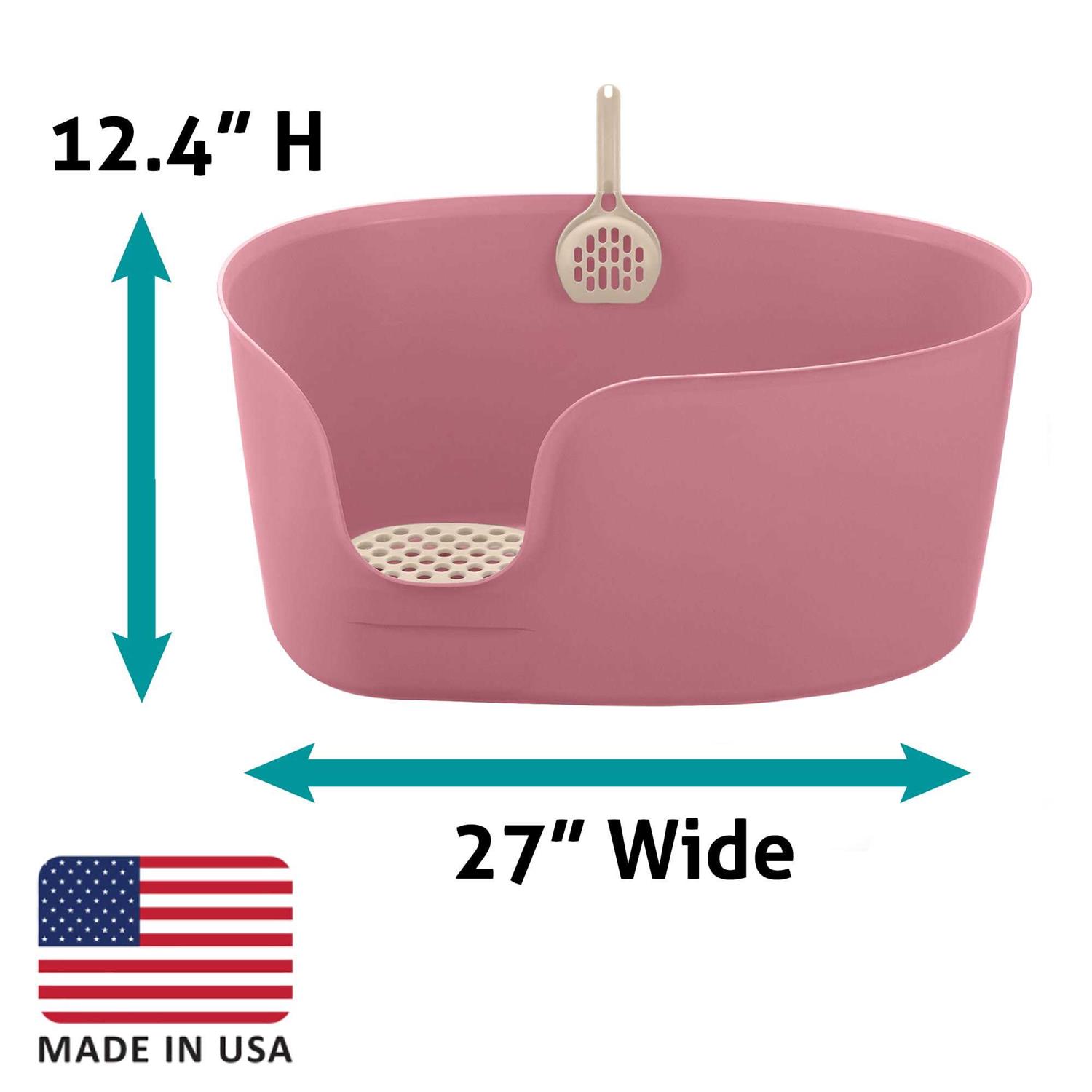 Richell PAW TRAX High Wall Cat Litter Box XL