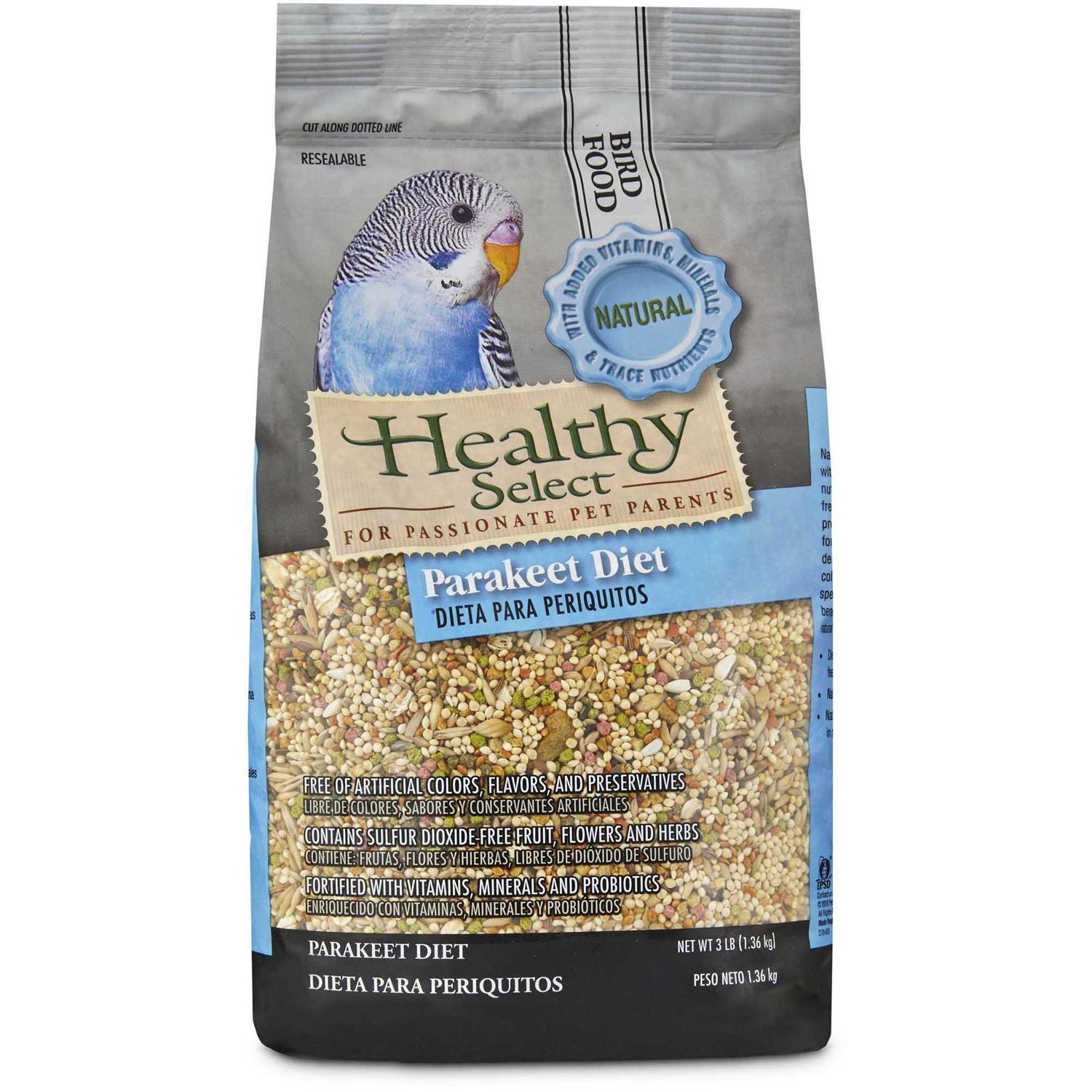 Healthy Select Hlst Parakeet Diet