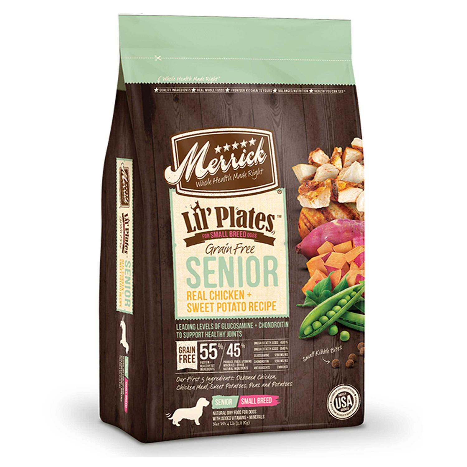 Merrick Lil’ Plates Grain Free Real Sweet Potato Small Breed Dry Dog Food