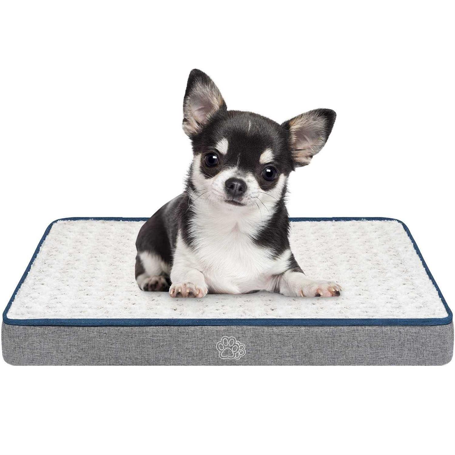 EMPSIGN Dog Bed Crate Pad Washable Removable Cover