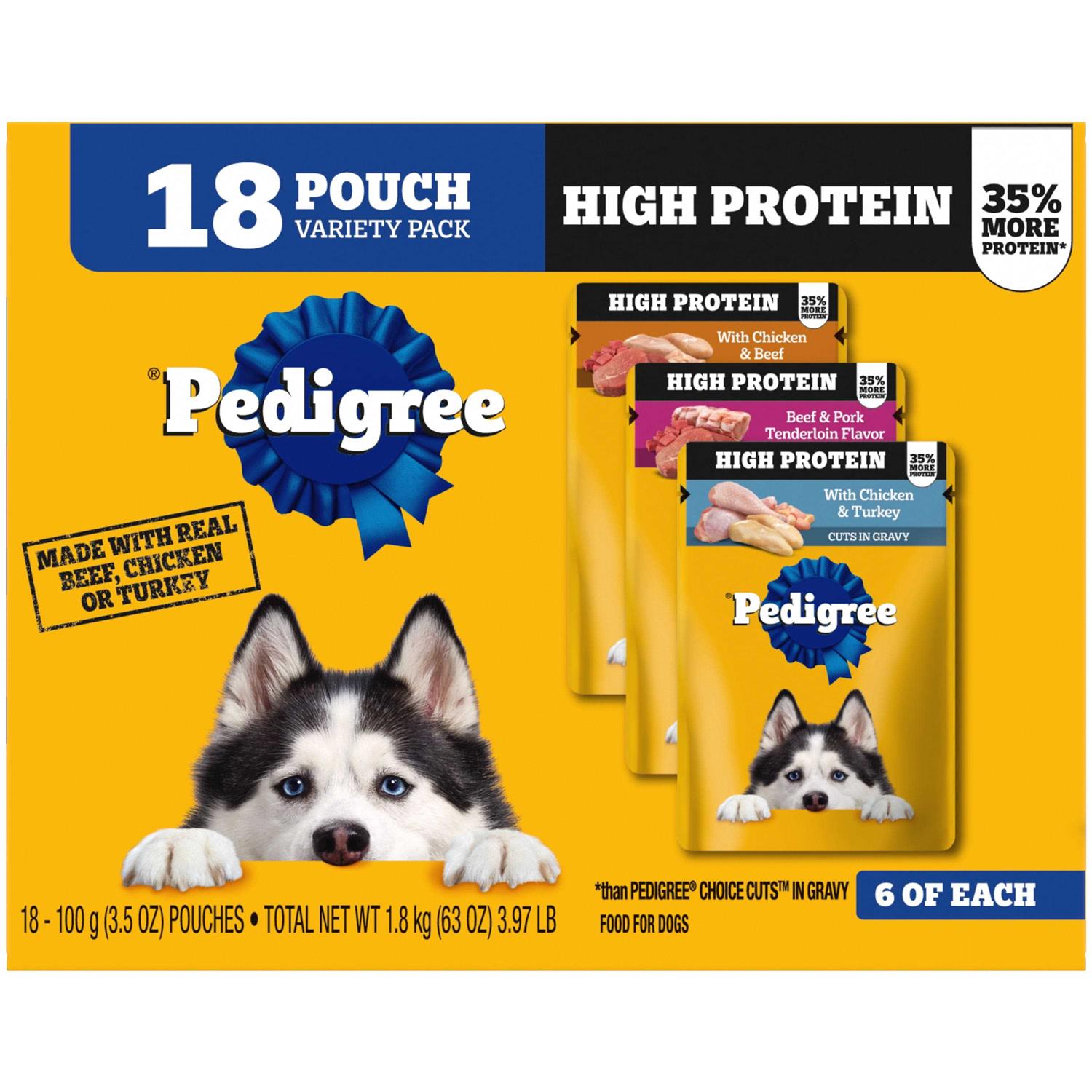 Pedigree High Protein Wet Dog Food